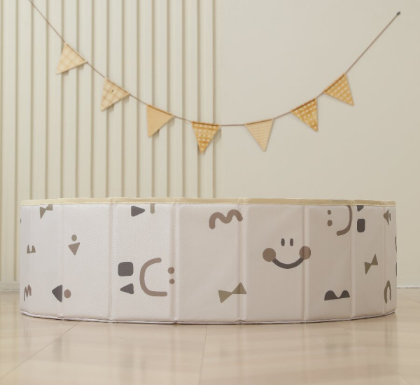 Сухой бассейн для шариков UNIX Kids Smile 100 см Camel