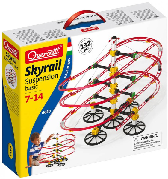Конструктор-серпантин Skyrail Suspension basic 132 детали Quercetti