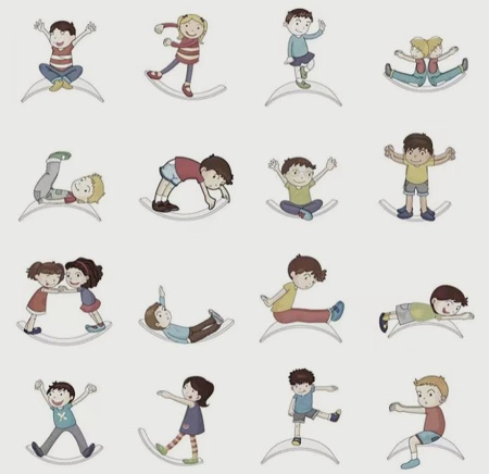 Балансборд UNIX Kids White