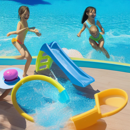 Горка с разбрызгивателем малая Mochtoys