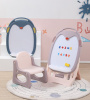 Развивающий детский мольберт UNIX Kids серый