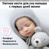 Кроватка детская 204, белая Фея