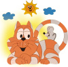 Лампа настенная КОШКА Pomy Toys
