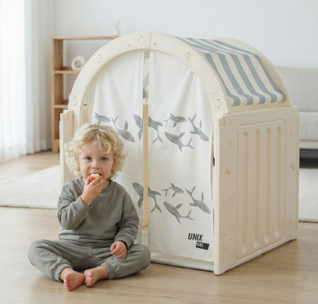 Домик UNIX Kids Ocean Океан серый