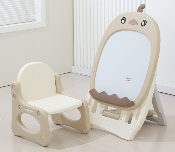Развивающий детский мольберт UNIX Kids бежевый
