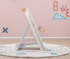 Развивающий детский мольберт UNIX Kids серый