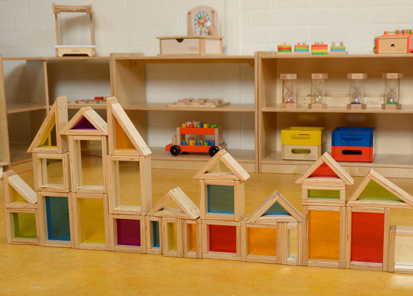 Радужные блоки с зеркалами, 51 штука Masterkids