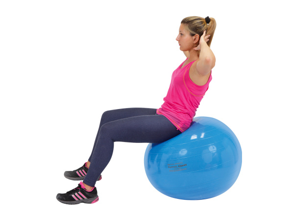 Мяч гимнастический фитбол Gymnic Classic синий 65 см Ledraplastic