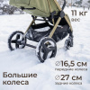 Коляска прогулочная UNIX Kids Vento Венто оливковая