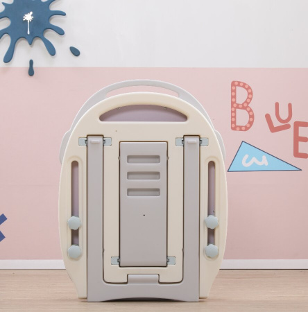 Развивающий детский мольберт UNIX Kids серый