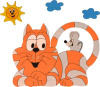 Лампа настенная КОШКА Pomy Toys